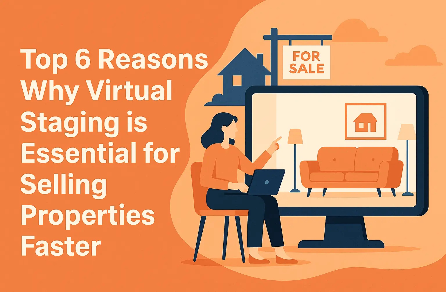 Virtual staging for property sales by HomeVism